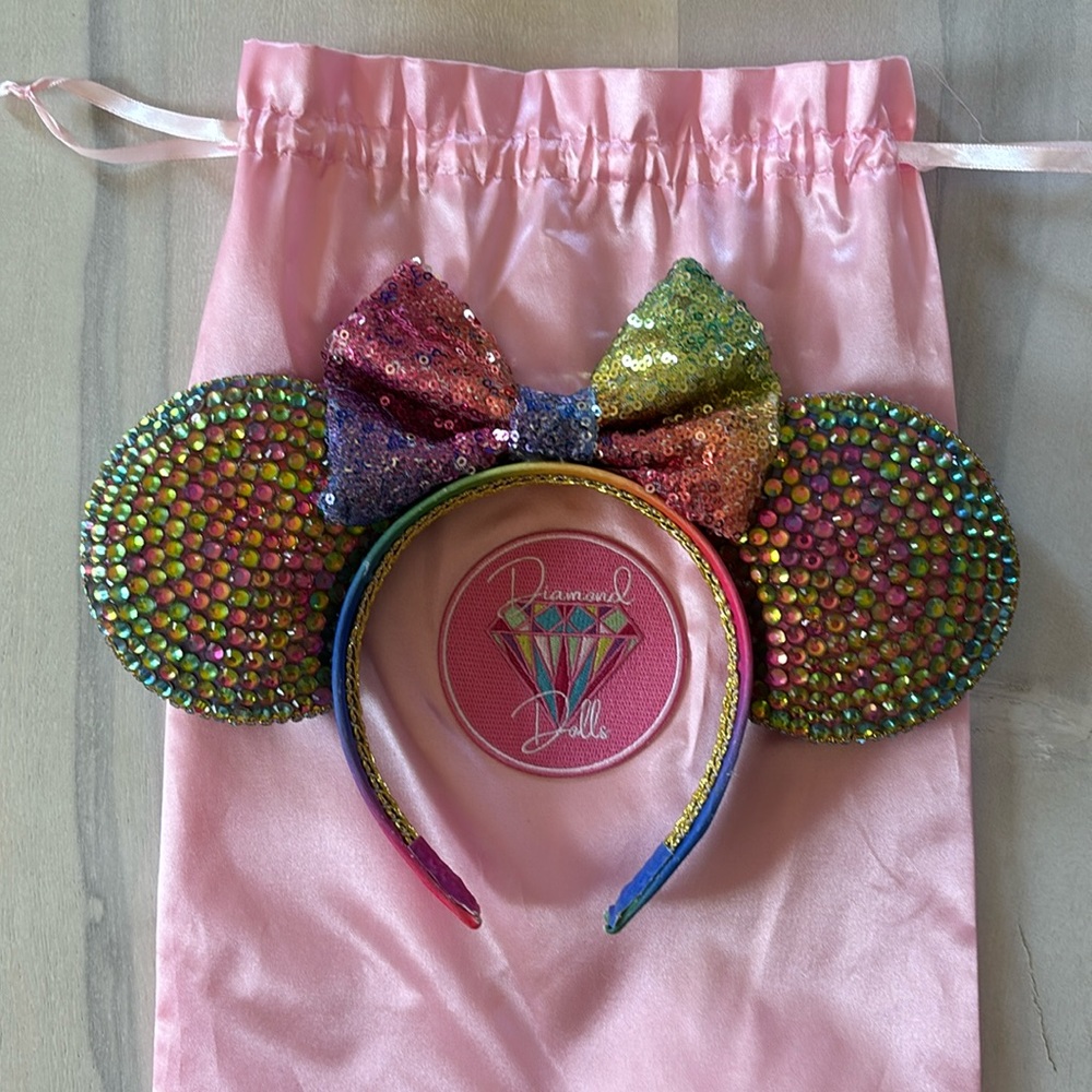 Bedazzled Minnie Ears